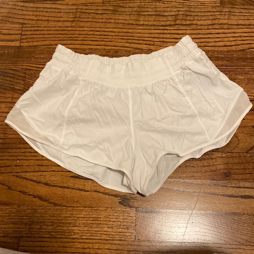 lululemon athletica White Athletic Shorts